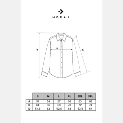 LNIANA damska koszula BIAŁA zapinana na guziki MORAJ
